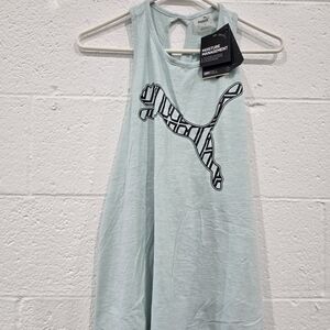 Puma Sky Blue Sleeveless Top